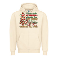 Sandshell sketchy stuff for some christmas tree cakes Zipper Hoodie - MaliasSmallBusiness