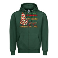 Sports Green sketchy stuff for some christmas tree cakes Zipper Hoodie - MaliasSmallBusiness