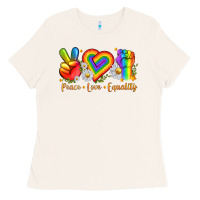 Peace Love Equality Ladies Tee | Teevron