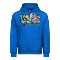 Cobalt Peace love Easter Day Urban Hoodie - CowGirlArtShop