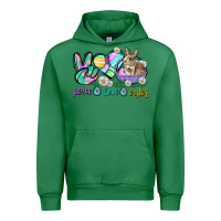 Emerald Peace love Easter Day Urban Hoodie - CowGirlArtShop