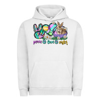 Pigment Lunar Rock Peace love Easter Day Urban Hoodie - CowGirlArtShop