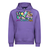 Tulip Peace love Easter Day Urban Hoodie - CowGirlArtShop