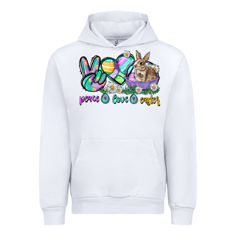 Peace Love Easter Day Urban Hoodie by CowGirlArtShop | Teevron