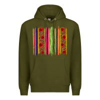 Army Green Mexico Serape Brushstroke Premium Hoodie - texasbilliewilder