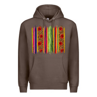 Coffee Mexico Serape Brushstroke Premium Hoodie - texasbilliewilder