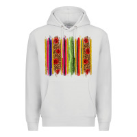 Dove Grey Mexico Serape Brushstroke Premium Hoodie - texasbilliewilder