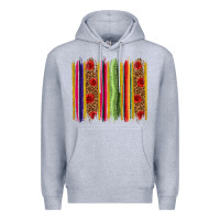 Heather Grey Mexico Serape Brushstroke Premium Hoodie - texasbilliewilder
