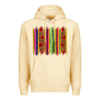 Pina Colada Mexico Serape Brushstroke Premium Hoodie - texasbilliewilder