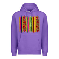 Purple Mexico Serape Brushstroke Premium Hoodie - texasbilliewilder