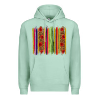Seafoam Mexico Serape Brushstroke Premium Hoodie - texasbilliewilder