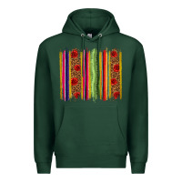 Sports Green Mexico Serape Brushstroke Premium Hoodie - texasbilliewilder