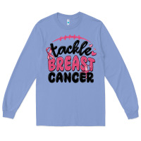 Colony Blue tackle breast cancer Long Sleeve Tee - MaliasSmallBusiness