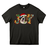 Asphalt Saint Bernard Christmas joy, Heavy Core Tee - RanaPortraitStore