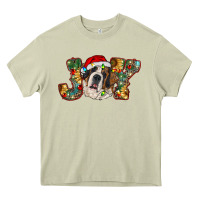 Mossy Saint Bernard Christmas joy, Heavy Core Tee - RanaPortraitStore
