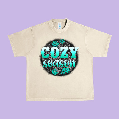 Cozy Season Urban Heavy Tee Designed By Adodesignshop