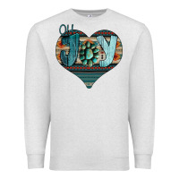 Oatmeal Heather Oh Joy Love Premium Sweatshirt - Bettercallsaul