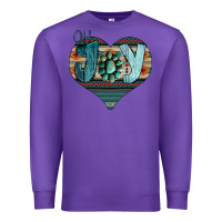 Purple Oh Joy Love Premium Sweatshirt - Bettercallsaul