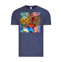 Vintage Denim statue of liberty american flag Vintage Tee - BundleAndBundleShop