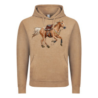 Vintage Coffee horse body Vintage Hoodie - RanaPortraitStore