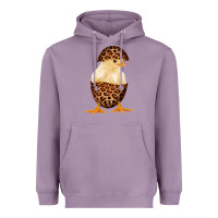 Lavender Chick with Leopard Eggshell Heavyweight Hoodie - Bettercallsaul
