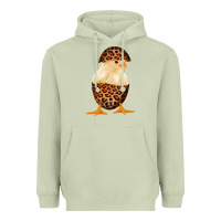 Matcha Chick with Leopard Eggshell Heavyweight Hoodie - Bettercallsaul