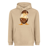 Mushroom Chick with Leopard Eggshell Heavyweight Hoodie - Bettercallsaul