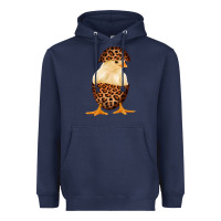 Navy Chick with Leopard Eggshell Heavyweight Hoodie - Bettercallsaul