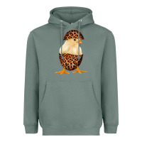 Sage Chick with Leopard Eggshell Heavyweight Hoodie - Bettercallsaul