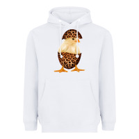 White Chick with Leopard Eggshell Heavyweight Hoodie - Bettercallsaul