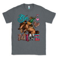 Charcoal Heather be mine cowboy rodeo valentines day Classic Tee - Jasminsmagicworld