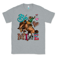 Heather Grey be mine cowboy rodeo valentines day Classic Tee - Jasminsmagicworld