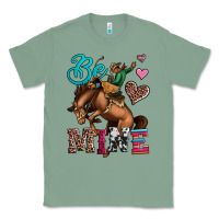 Sage be mine cowboy rodeo valentines day Classic Tee - Jasminsmagicworld