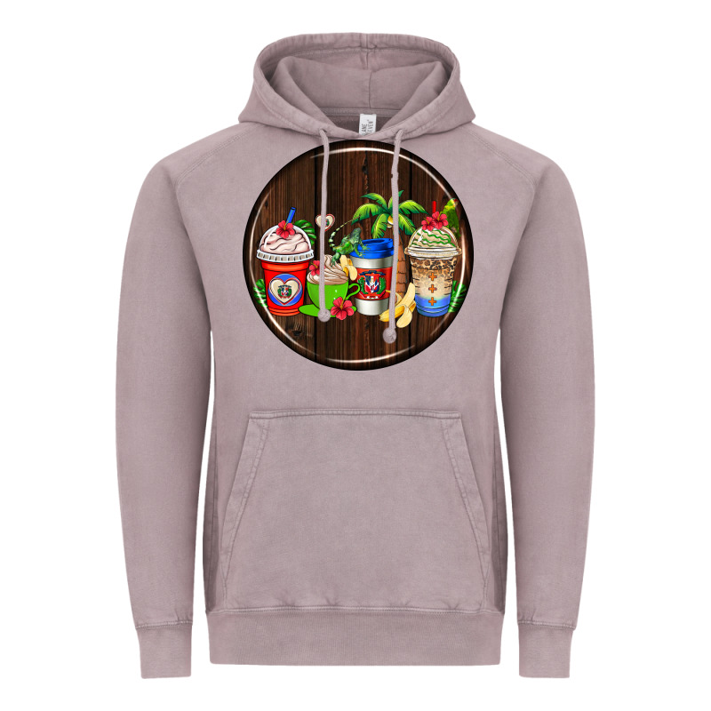 Dominican Republic Coasters Vintage Hoodie by AdoDesignShop | Teevron
