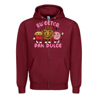 Sweeter Than Pan Dulce Zipper Hoodie | Teevron