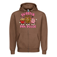 Chestnut sweeter than pan dulce Zipper Hoodie - MaliasSmallBusiness