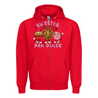 Red sweeter than pan dulce Zipper Hoodie - MaliasSmallBusiness