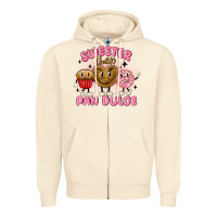 Sandshell sweeter than pan dulce Zipper Hoodie - MaliasSmallBusiness