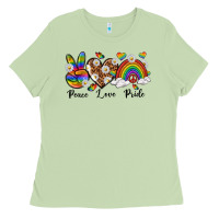 Matcha peace love pride Ladies Tee - texasbilliewilder