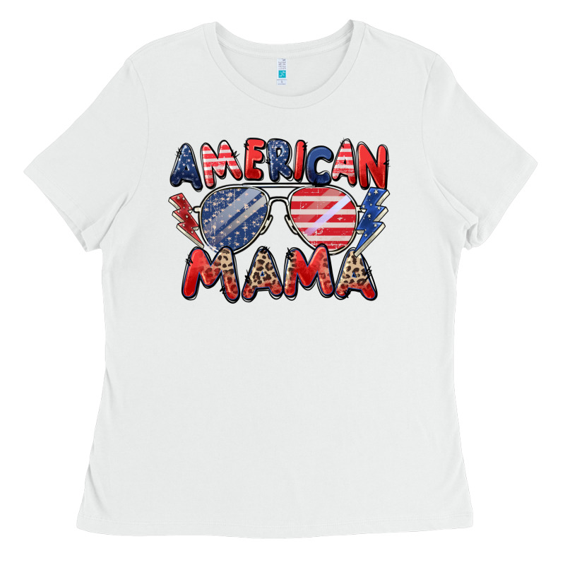 American Mama Ladies Tee by Zillion Design Studio | Teevron