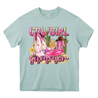 Arona cowgirl summer Heavy Core Tee - texasbilliewilder