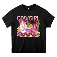 Black cowgirl summer Heavy Core Tee - texasbilliewilder