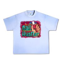 Grape Ice nail hustler serape leopard background Urban Heavy Tee - Artiststas