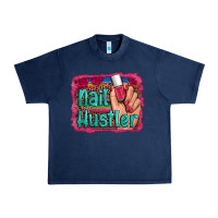 Navy nail hustler serape leopard background Urban Heavy Tee - Artiststas