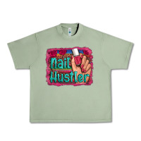 Oil Green nail hustler serape leopard background Urban Heavy Tee - Artiststas