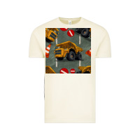 Vintage Arctic dump truck seamles pattern Vintage Tee - BundleAndBundleShop