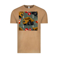 Vintage Camel dump truck seamles pattern Vintage Tee - BundleAndBundleShop