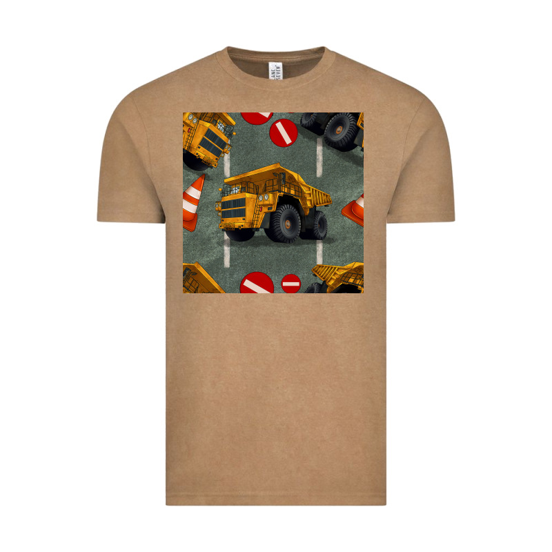 Dump Truck Seamles Pattern Vintage Tee by BundleAndBundleShop | Teevron