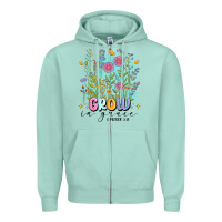 Grow In Grace Zipper Hoodie | Teevron