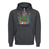 Smoke grow in grace Zipper Hoodie - MaliasSmallBusiness
